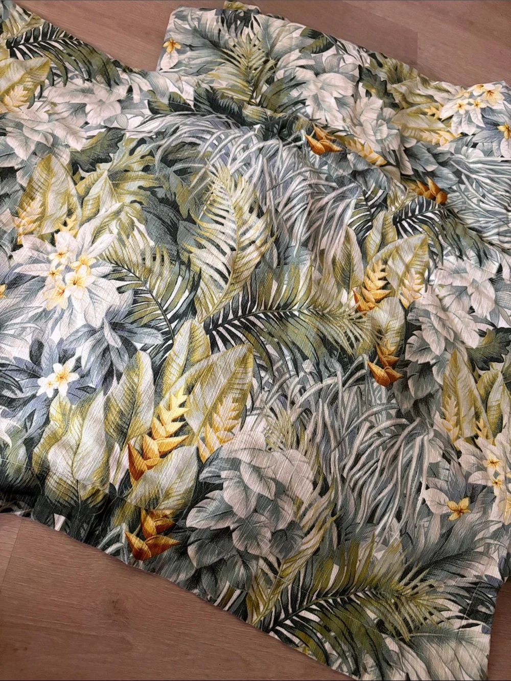🍌Tommy Bahama Cuba Cabana green tropical KING DUVET COVER SET 3 Piece